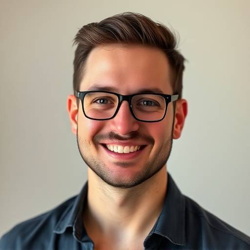 A professional headshot of Jax Meridian, Sound Designer at Pixel Canvas Studios