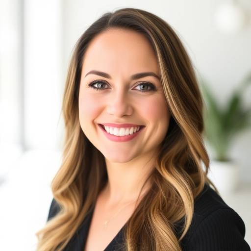 A professional headshot of Lyra Hayes, Community Manager at Pixel Canvas Studios