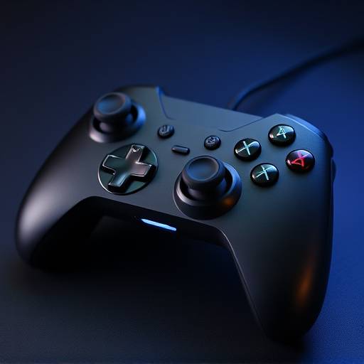 A video game controller, emphasizing the importance of customizable controls for game accessibility.