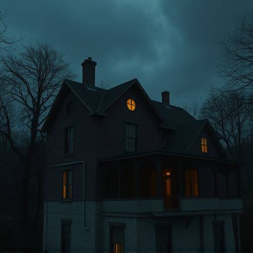 Screenshot from What Remains of Edith Finch, depicting the Finch family house